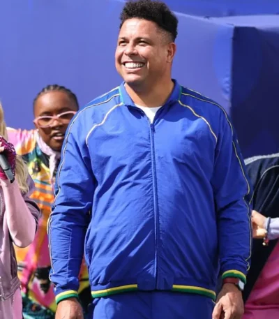 FIFA 2026 Ronaldo Nazário Blue Track Jacket