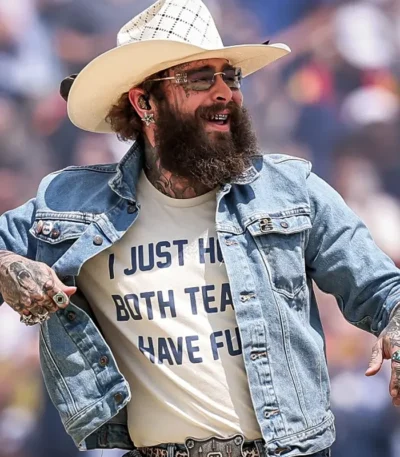 FIFA Halftime Show 2026 Post Malone Denim Jacket