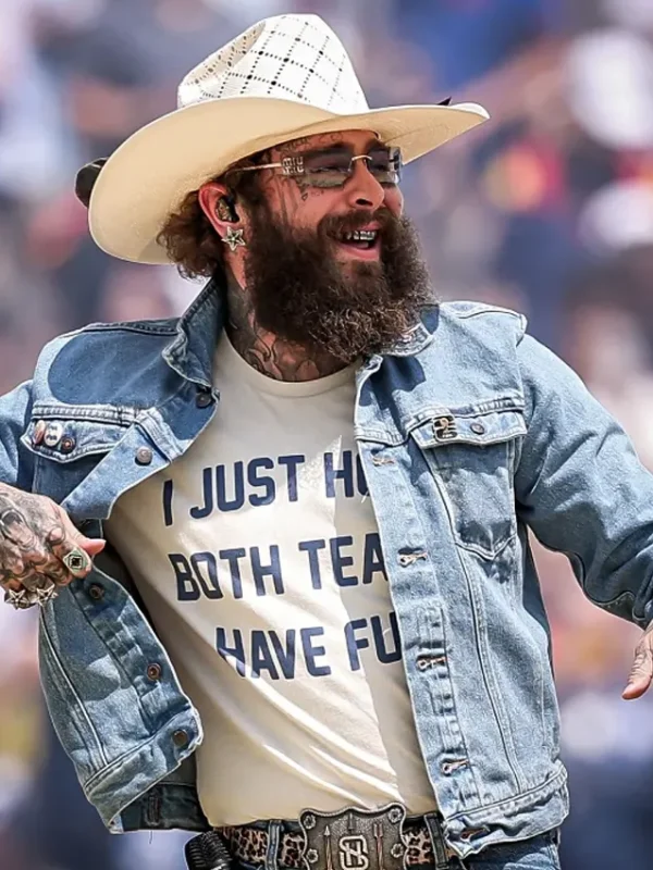 FIFA Halftime Show 2026 Post Malone Denim Jacket