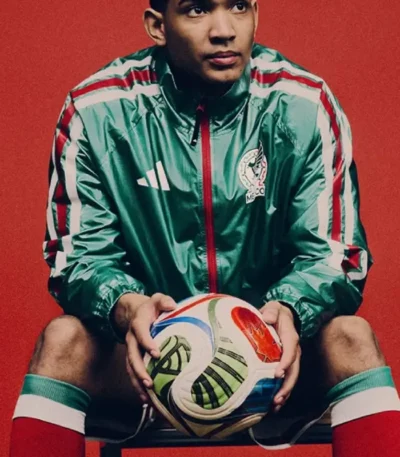 2026 FIFA Adidas Mexico Home Anthem Green Soccer Jacket