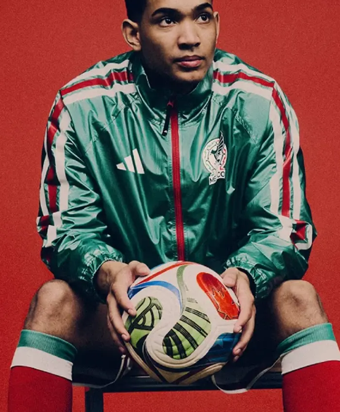 2026 FIFA Adidas Mexico Home Anthem Green Soccer Jacket