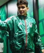 2026 FIFA Adidas Mexico Home Anthem Green Soccer Jacket