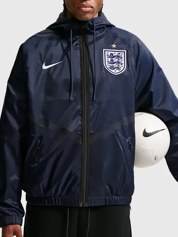 England Nike Dri-FIT Soccer Anthem Navy Jacket