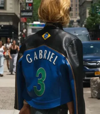 FIFA 2026 Gabrielle Figueiredo Brazil Leather Jacket