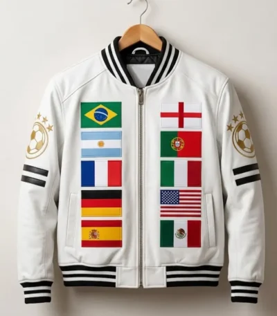 FIFA World Cup 2026 Inspired Leather Jacket