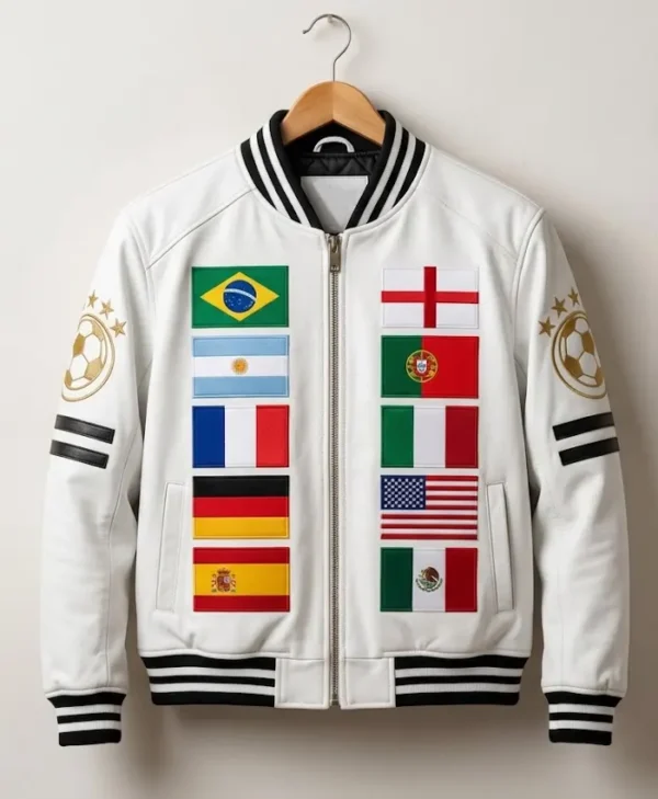 FIFA World Cup 2026 Inspired Leather Jacket
