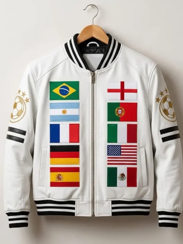 FIFA World Cup 2026 Inspired Leather Jacket