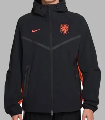 FIFA 2026 Netherlands Tech Black Jacket