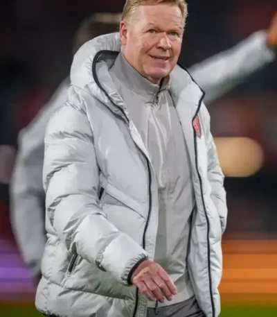 FIFA 2026 Ronald Koeman Grey Puffer Jacket