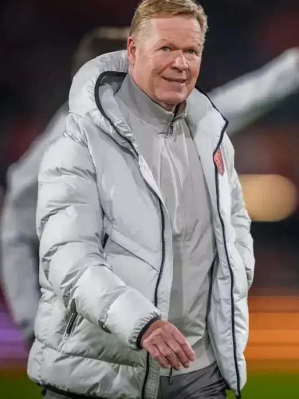 FIFA 2026 Ronald Koeman Grey Puffer Jacket
