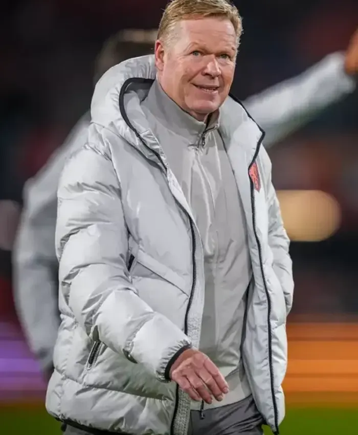 FIFA 2026 Ronald Koeman Grey Puffer Jacket