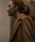 Fair Play 2023 Phoebe Dynevor Brown Coat