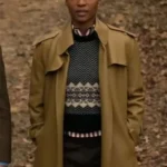 Faith Mitchell Will Trent S03 Brown Leather Coat