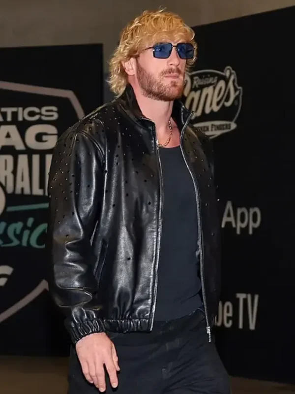 Fanatics Flag Football Logan Paul Leather Jacket