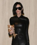 Fashion Week 2026 Demi Moore Leather Jacket
