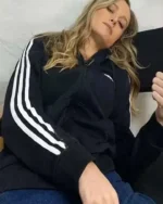 Fast X 2023 Brie Larson Black Hooded Track Jacket