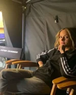 Fast X 2023 Brie Larson Black Hooded Track Jacket