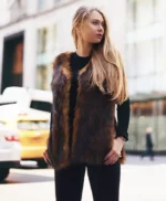 Brown Fur Vest