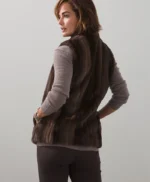 Brown Fur Vest