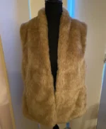 Tan Fur Vest