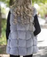 Grey Fur Vest