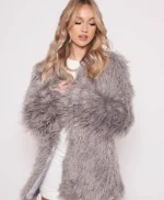 Grey Fur Vest