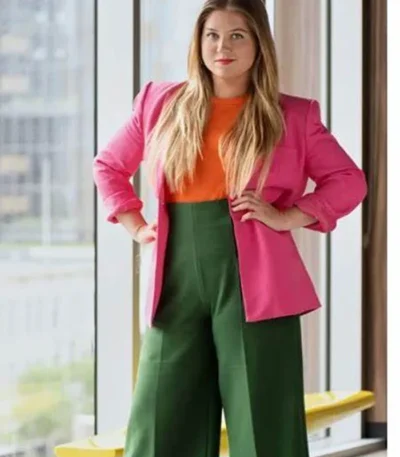 Fear The Night 2023 Kat Foster Pink Blazer