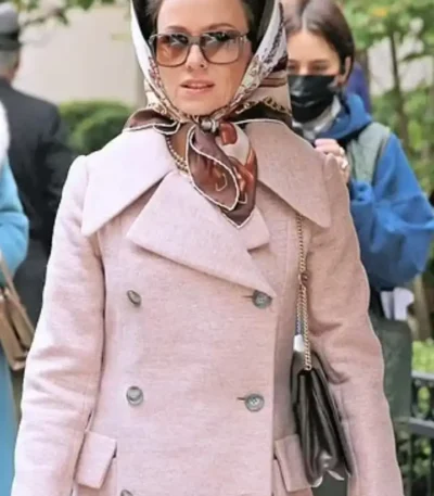 Feud S02 Naomi Watts Pink Trench Coat