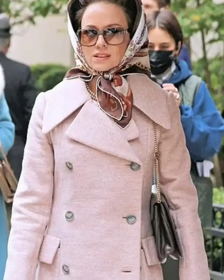 Feud S02 Naomi Watts Pink Trench Coat Feud S02 Naomi Watts Pink Trench Coat