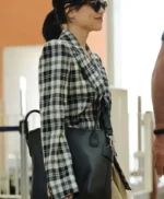 Film Festival Jenna Ortega Checkered Blazer