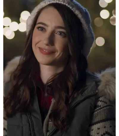 Fixing Up Christmas Natalie Dreyfuss Puffer Vest