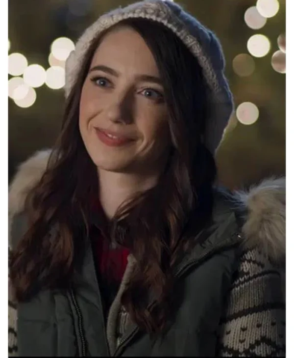 Fixing Up Christmas Natalie Dreyfuss Puffer Vest