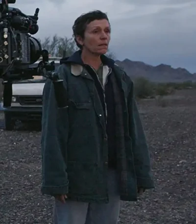 Frances McDormand Nomadland Green Coat