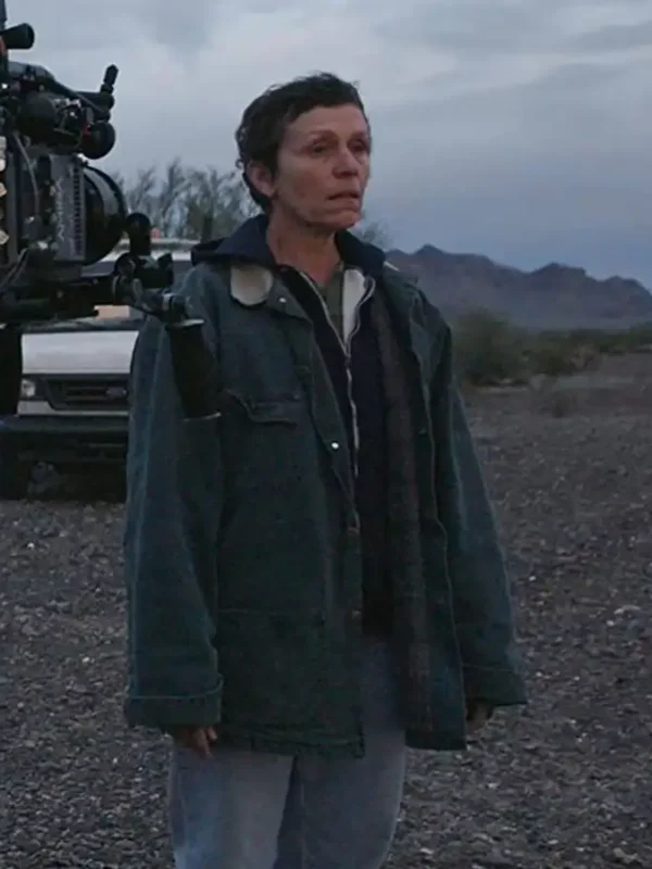 Frances McDormand Nomadland Green Coat