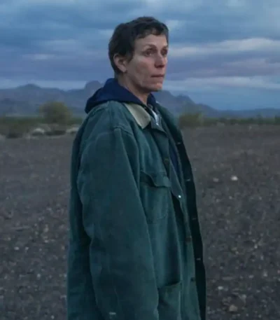 Frances McDormand Nomadland Green Coat