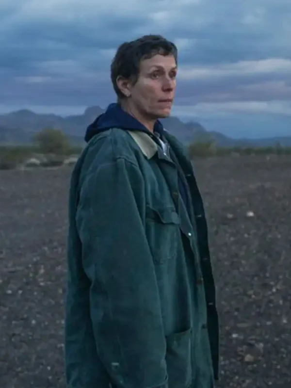 Frances McDormand Nomadland Green Coat