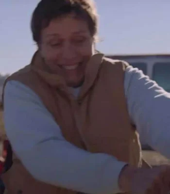 Frances McDormand Nomadland Tan Brown Vest