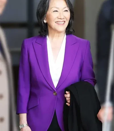 Freda Foh Shen The Company Purple Blazer