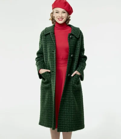 Ghosts Of Christmas Always Kim Matula Green Coat