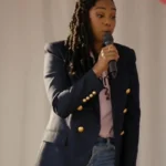 Giving Hope The Ni’cola Mitchell Story Tatyana Ali Blue Blazer