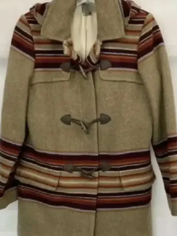 Good Morning America Becky Worley Brown Coat