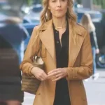Grey’s Anatomy S21 Teddy Altman Brown Leather Coat