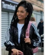 Grownish S06 Yara Shahidi Sequin Bomber Jacket