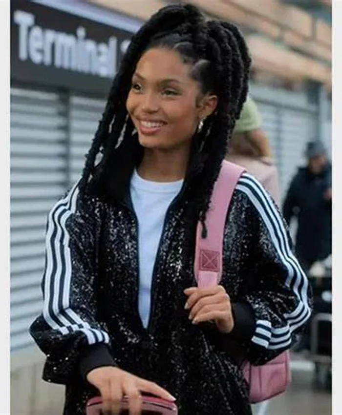 Grownish S06 Yara Shahidi Sequin Bomber Jacket Grownish S06 Yara Shahidi Sequin Bomber Jacket