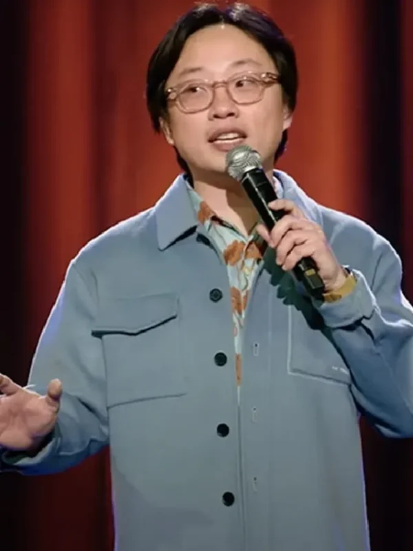 Guess How Much Jimmy O. Yang Blue Jacket
