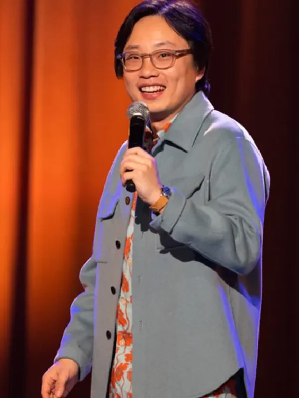 Guess How Much Jimmy O. Yang Blue Jacket