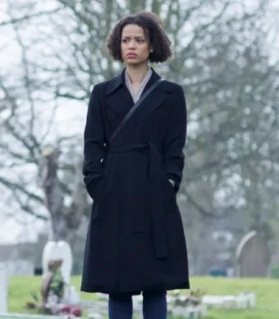 Gugu Mbatha-Raw Surface S02 Black Coat
