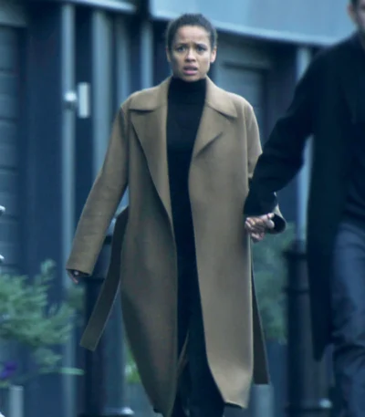Gugu Mbatha-Raw Surface S02 Brown Coat