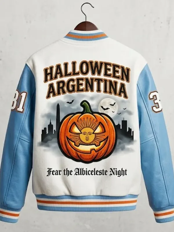 Halloween Argentina Varsity Jacket