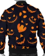 Halloween Pumpkins Pattern Black Jacket